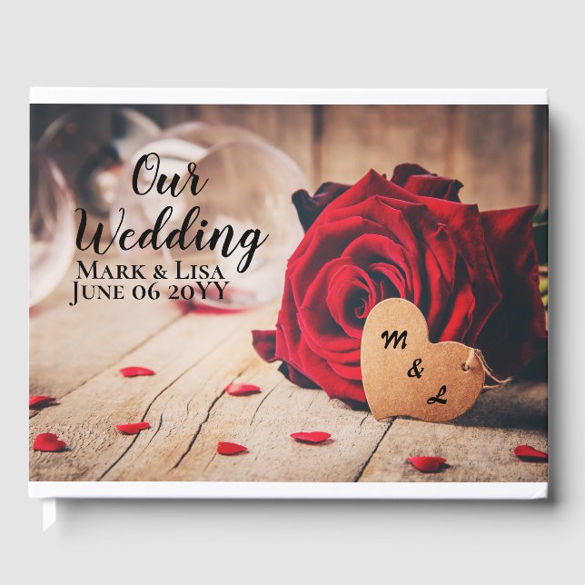 Livre D'or Roses rouges (Recto)