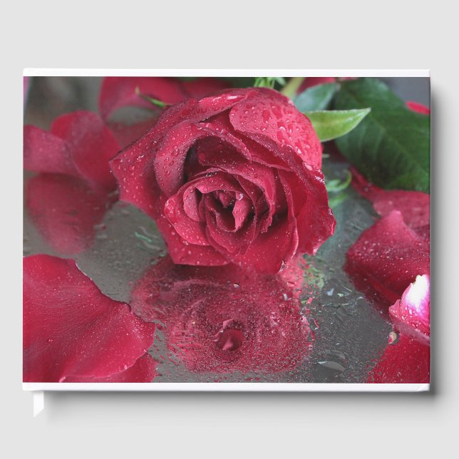 Livre D'or Roses rouges (Recto)