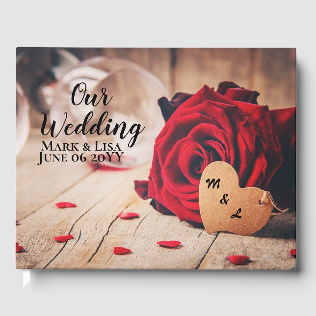 Livre D'or Roses rouges (Recto)