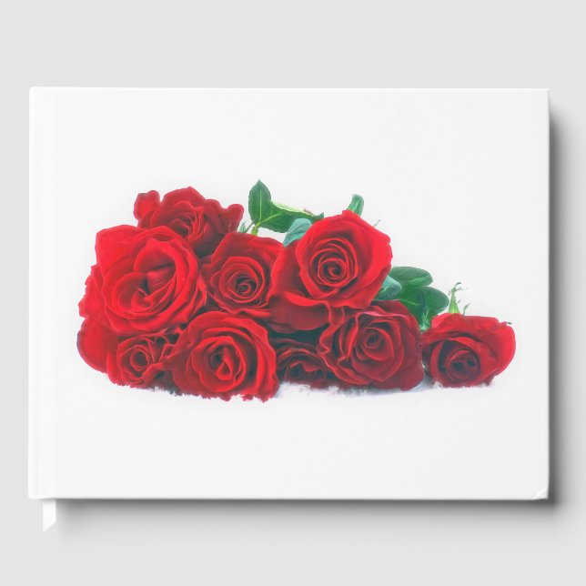 Livre d'or Roses Rouges Vives (Recto)