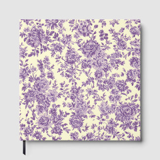 Livre D'or Roses Violettes 