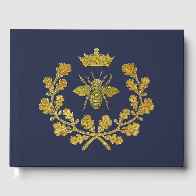 Livre D'or Royal Bee Crest & Your Color (Recto)