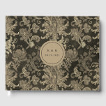 Livre D'or Royal Gold Mariage damassé Guest Book<br><div class="desc">Notre collection "Royal Mariage damassé" présente un motif de damas de feuille d'or faux royal sur des arrière - plans violets. Cette collection vintage convient à toutes les occasions et à toutes les époques de l'année. Il est sûr d'être un bouchon, alors n'hésitez pas à nous contacter si vous avez...</div>