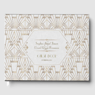 Livre D'or Royal White Gold Great Gatsby Wedding planner