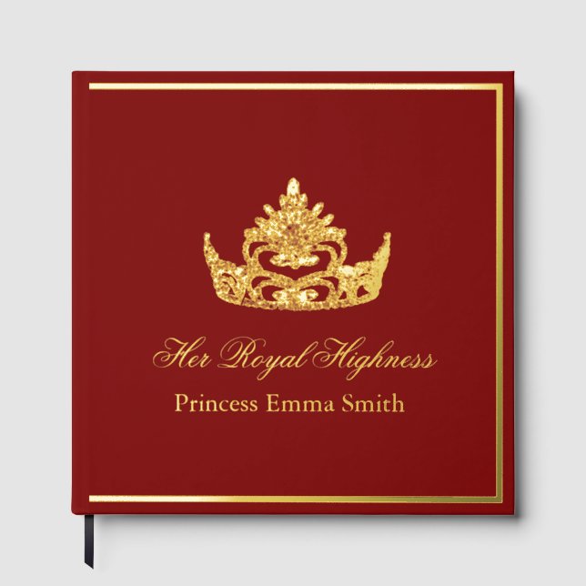 Livre D'or Royalty Scrapbook Photo Foil Her Royal Highness  (Recto)