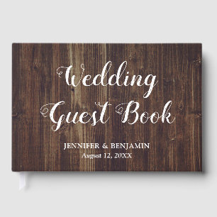 Livre D'or Rustic Wood Wedding