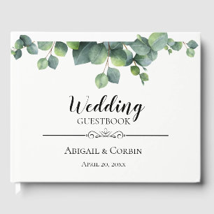 Livre D'or Rustique Chic Eucalyptus Bouquet Mariage