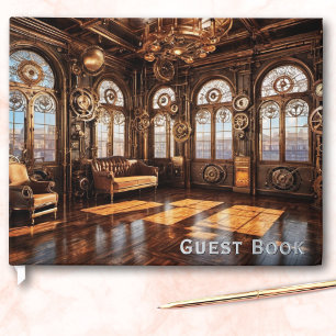 Livre D'or Salle de bal Steampunk Élégant Rétro Cool