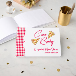Livre D'or Salut Bébé Fête de Naissance Italienne