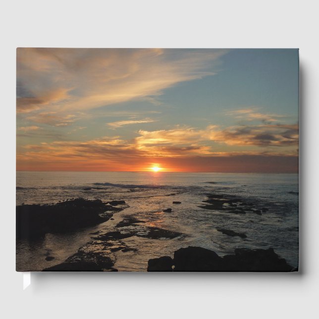 Livre D'or San Diego Sunset II California Seascape (Recto)