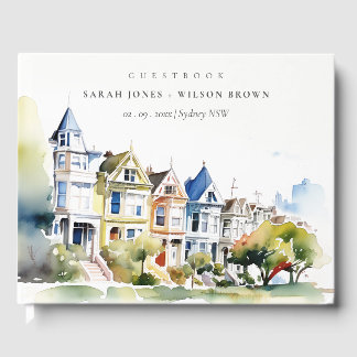Livre D'or San Francisco Painted Ladies Landscape Wedding