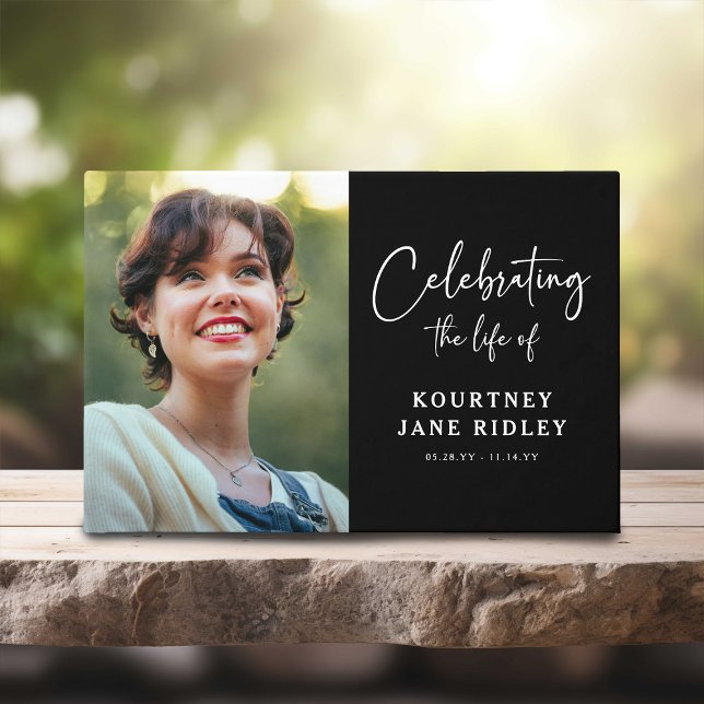 Livre D'or Script Memorial Photo et Message de Sympathie (Créateur téléchargé)