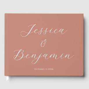 Livre D'or Script minimaliste élégant Personnalisable Terraco