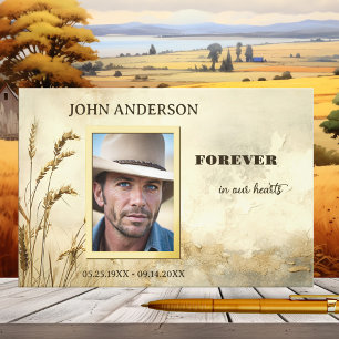 Livre D'or Service Memorial Pays Photo Real Foil