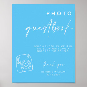 Livre d'or signe du livre d'invité mariage polar