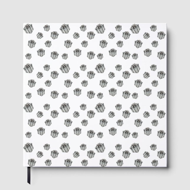 Livre D'or Silver Gift Boxes Elegant Holiday Premium Party (Recto)