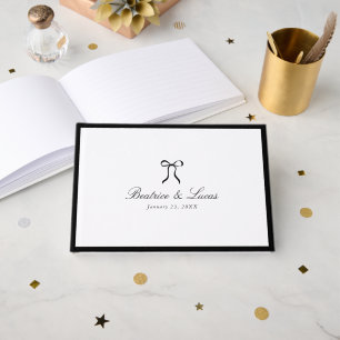 Livre D'or Simple Bow Mariage Classique