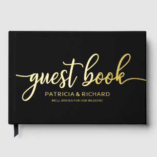 Livre D'or Simple Chic Calligraphie Mariage
