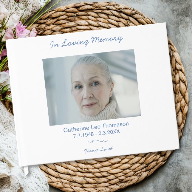 Livre D'or Simple Elegant Funeral In Loving Memory Guest Book (Simple Elegant Funeral In Loving Memory Guest Book
)