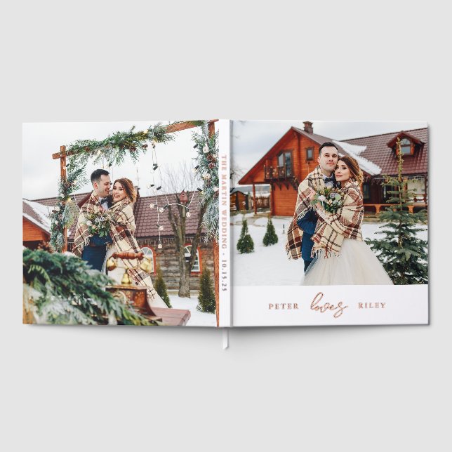 Livre D'or Simple Love Script Deux Mariage photo (Complet)