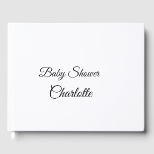Livre D'or SIMPLE MINIMAL.CUTIE ADD NAME BABY baby shower Thr