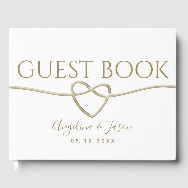 Livre D'or Simple Or Mariage en Or (Recto)