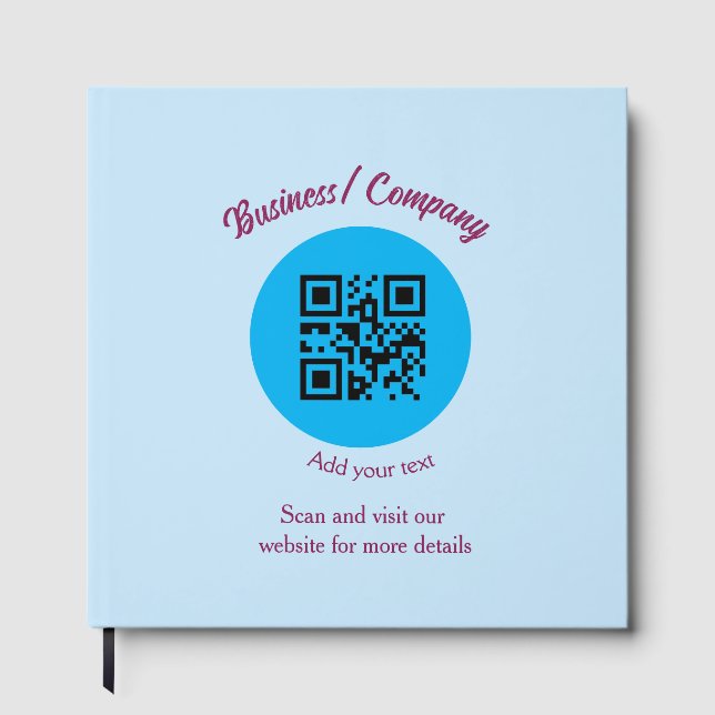 Livre D'or Site web simple de société commerciale code-barres (Recto)
