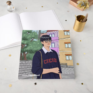 Livre D'or Sketchbook 2025 pour les artistes - Personnalisabl