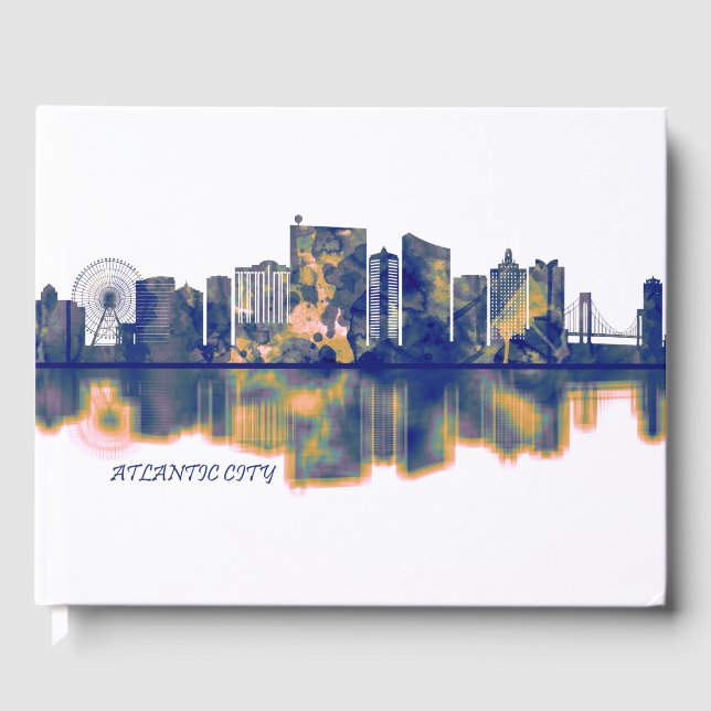 Livre D'or Skyline de la ville d'Atlantique (Recto)