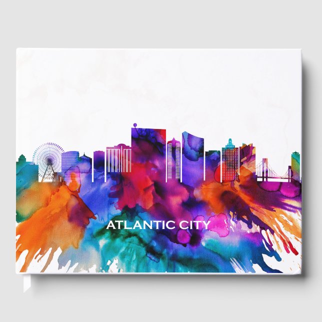 Livre D'or Skyline de la ville d'Atlantique (Recto)