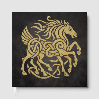 Livre D'or Sleipnir Cheval à Huit Pattes Mythologie Nordique