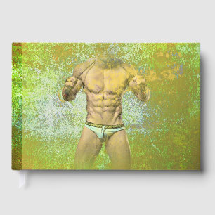Livre D'or SlipperyJoe's homme adulte très musclé torse nu 