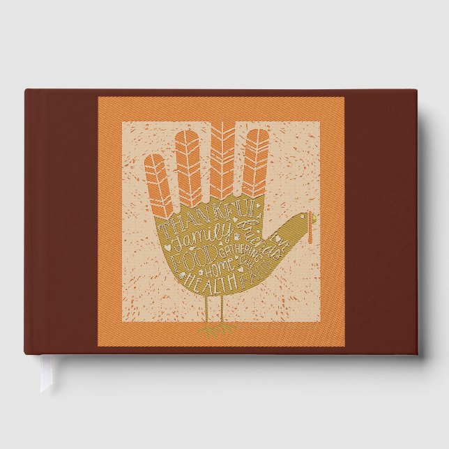 Livre D'or SlipperyJoe's Thanksgiving turkey cosy ambiance d' (Recto)