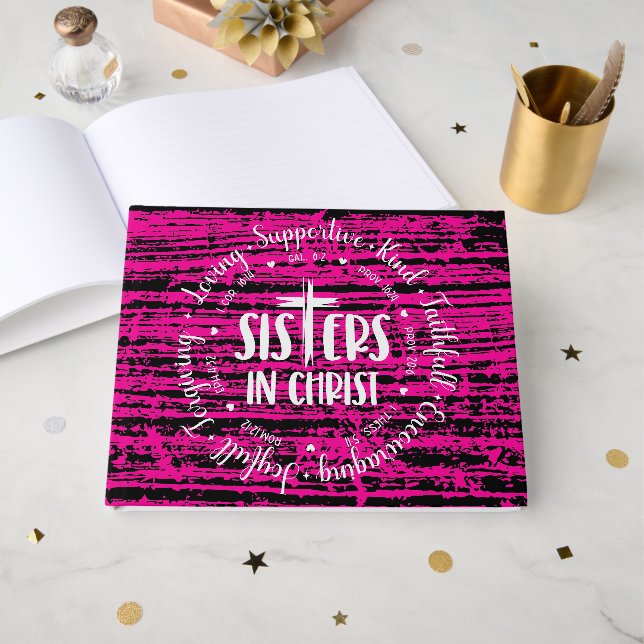 Livre D'or Sœurs en Christ (Recto ouvert)