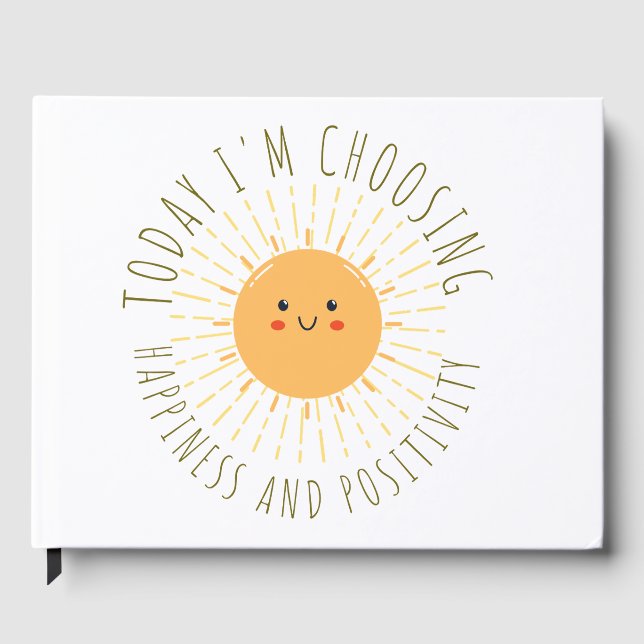 Livre D'or Soleil souriant mignon  (Recto)
