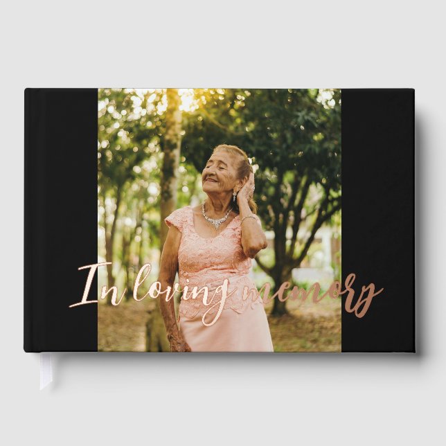 Livre D'or Souvenez-vous des funérailles commémoratives moder (Recto)