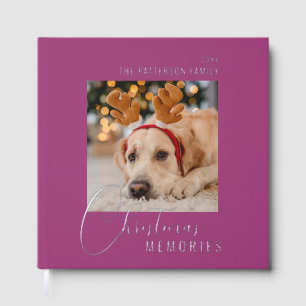 Livre D'or Souvenirs de Noël Famille Animaux de compagnie Pho