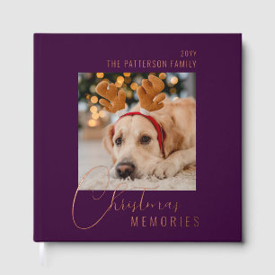 Livre D'or Souvenirs de Noël Famille Animaux de compagnie Pho