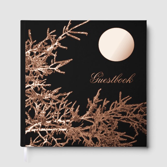 Livre D'or Sparking Crystal Tree In Moonlight (Recto)