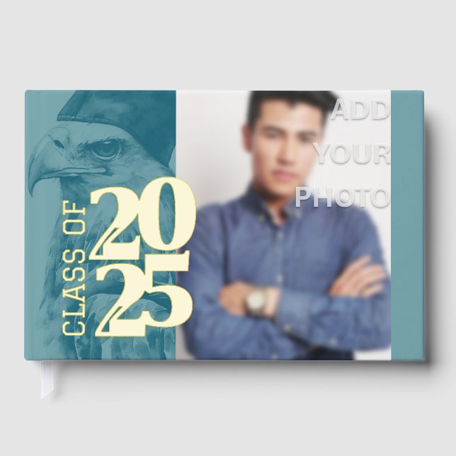 Livre D'or Special Foil Ajouter Photo Graduation Party Book (Recto)