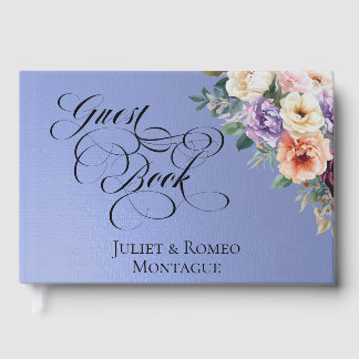 Livre D'or Spring Wildflowers - Sky Blue