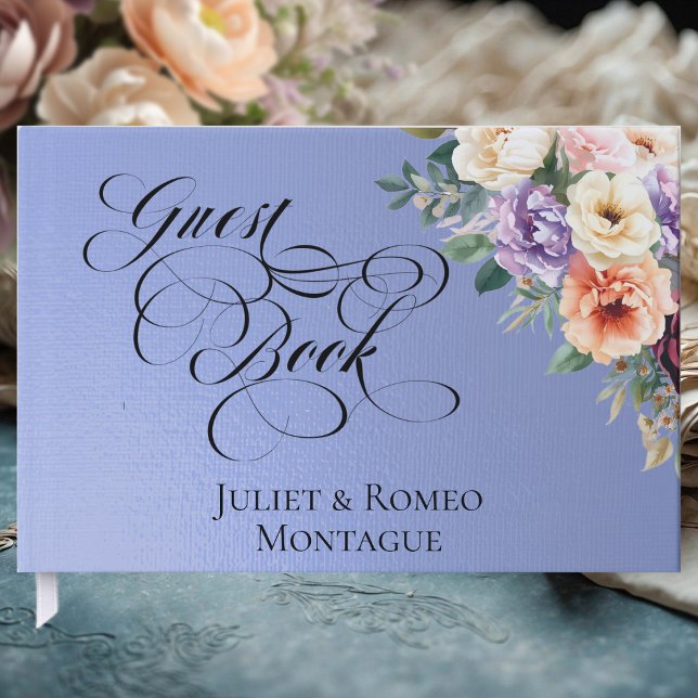 Livre D'or Spring Wildflowers - Sky Blue (Créateur téléchargé)