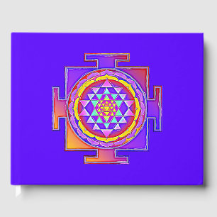 Livre D'or Sri Yantra - Conception du symbole de l'hindouisme