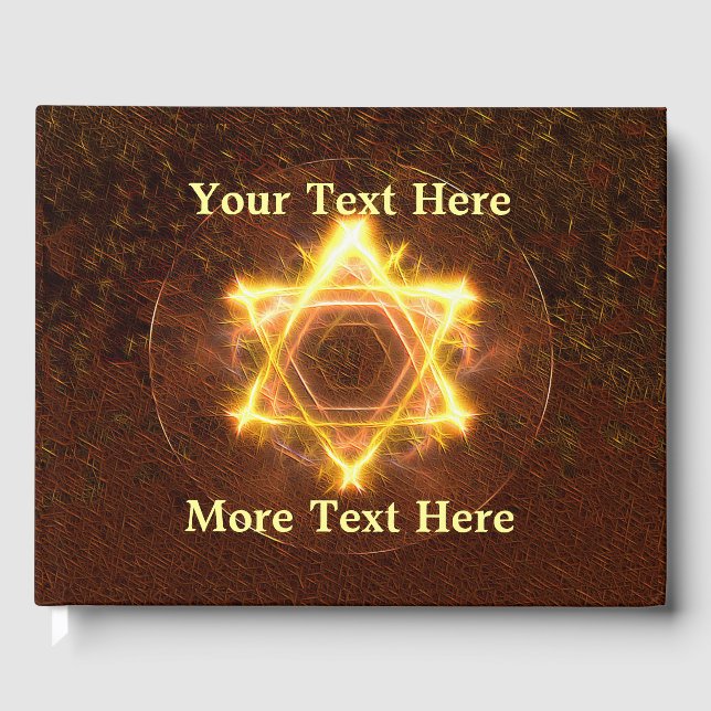 Livre D'or Starfire Fractal Magen David (Recto)