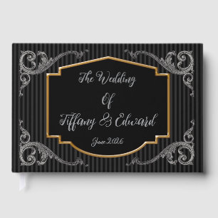 Livre D'or Steampunk Vintage Mariage victorien Personnalisé