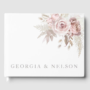 Livre D'or Superbe Mariage floral Blush