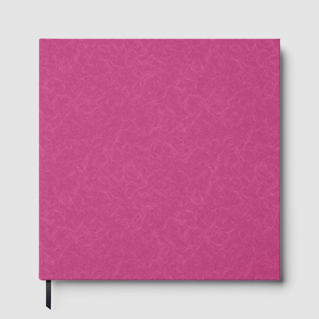 Livre D'or Surface rose texturée avec motif tourbillonnant (Recto)