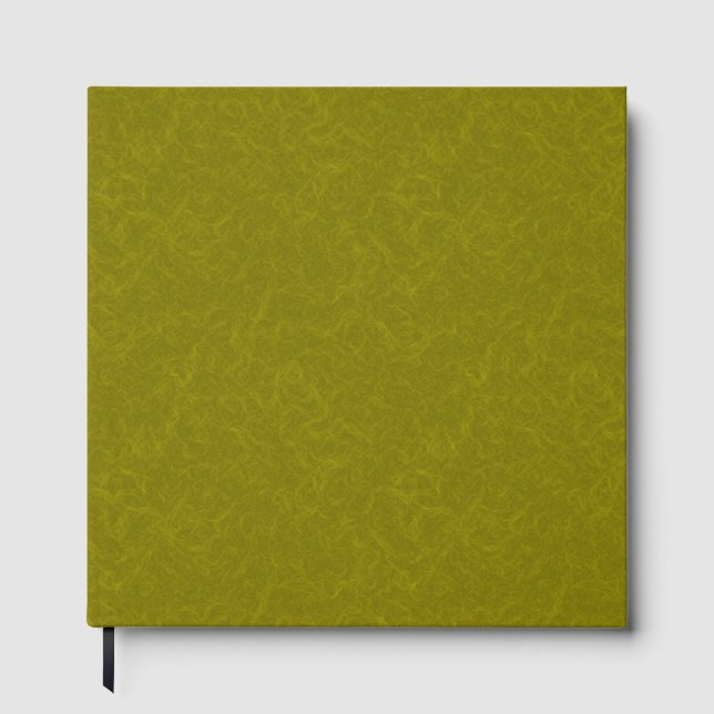 Livre D'or Surface vert olive avec un motif subtil tourbillon (Recto)