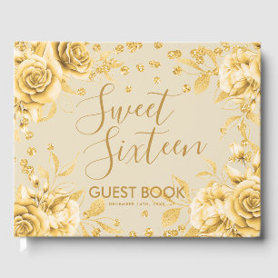 Livre d'or Sweet 16 Parties scintillant Confett
