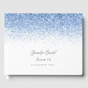 Livre D'or Sweet sixteen de Parties scintillant Diamants Bleu